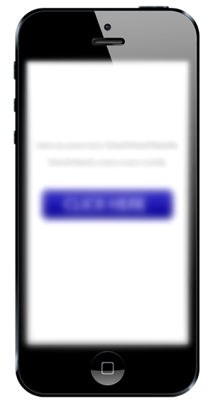 blurred mobile responsive email template